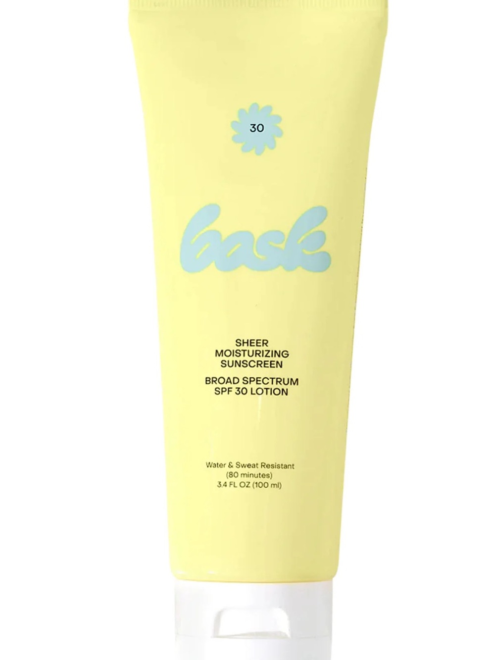 Bask SPF 30 Sheer Moisturizing Sunscreen 3.4 oz NIB